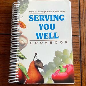 HMR Serving You Well Cookbook Spiral Bound Healthy Recipes